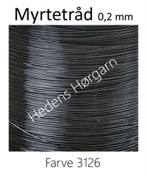 Myrtetråd 0,2 mm farve 3126 grå